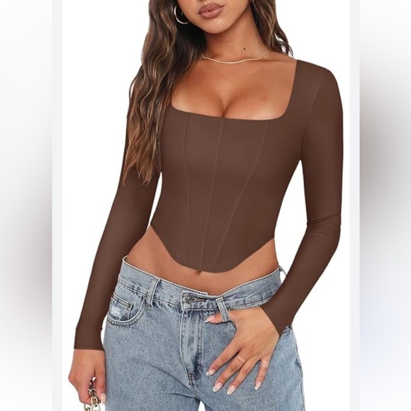Reoria Opulent Majesty Backless Crop Top Sz M - Picture 1 of 8